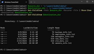 Image result for Move Directory PowerShell
