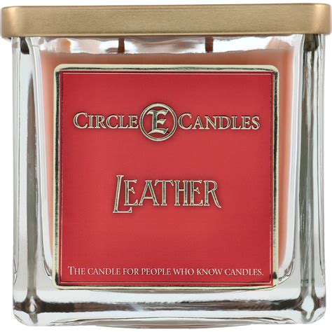Circle E Candles Leather Scented Candle - Shop Candles at H-E-B