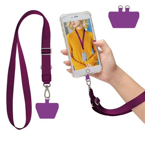 SS Cell Phone Lanyard, Cell Phone Lanyard Strap Adjustable Wrist ...