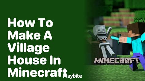 Image result for Minecraft Village House Tutorial