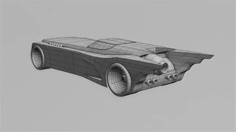 Batman Animated series Batmobile 3D model | CGTrader