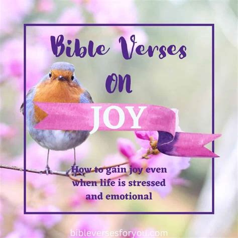 Smile Worthy Bible Verses about Joy - Bible Verses for You