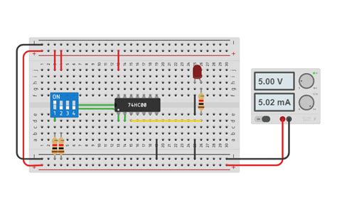 Image result for How to Implement Not Using Nand Gate in Simulator.io