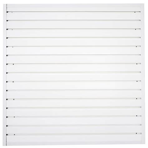 Slatwall Panel Garage Wall Organizer Heavy Duty Wall Mounted, PVC Slat ...
