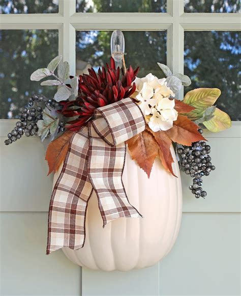 Foam Pumpkin Fall Door Decoration