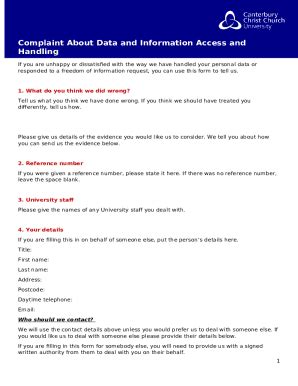 Data-Protection-Complaint-Template Doc Template | pdfFiller