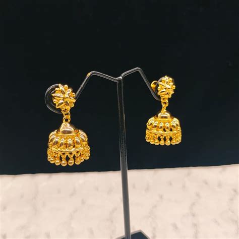 Gold Plated Jhumka Earring – Shrayathi