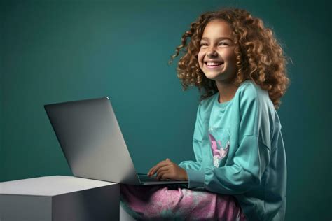 Girl Using Computer 的图像结果