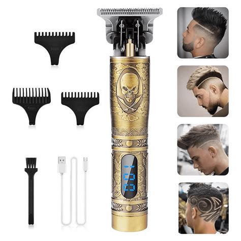 Hair Clippers for Men,Professional Hair Trimmer Zero Gapped T-Blade ...
