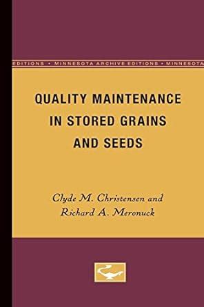 Buy Quality Maintenance in Stored Grains and Seeds Book Online at Low ...