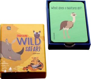 Wildpaper Wild Safari Educational Flashcard Action Game Price in India ...