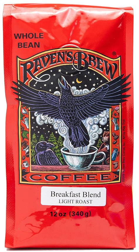 Raven's Brew Coffee Whole Bean Breakfast Blend - India | Ubuy