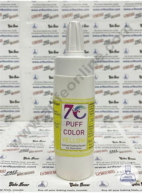 7C Edible Puff Colour Food Colour Powder Spray for Cakes Decoration ...