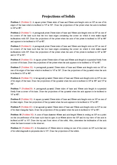 Solids merged - Hhhh - Projections of Solids Problem 1edges of the base ...