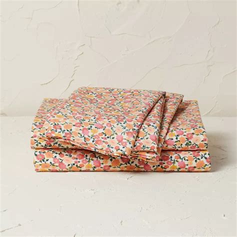Printed Cotton Percale Sheet Set - Opalhouse™ Designed With Jungalow ...