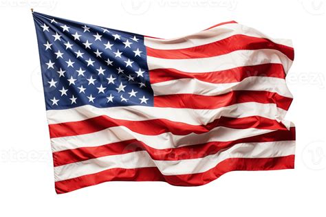 Waving American Flag 47591845 PNG