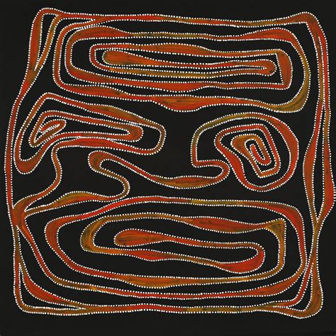 Stephanie Nelson - Aboriginal Art | 76x76cm | 8233 - ART ARK®