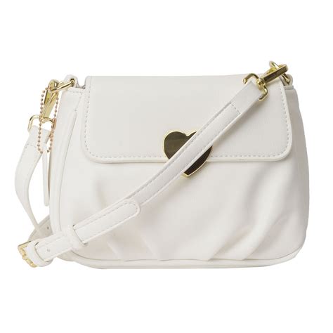 Buy Sugarush Valerie White Solid Sling and Cross Bag (M) Online
