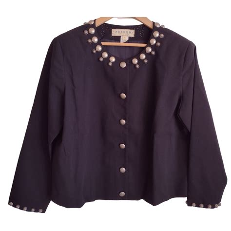 Double D Ranch Yoakum Vintage Bolero Style Riveted Ja… - Gem