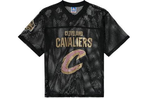 OVO NBA Cleveland Cavaliers Mesh Jersey Black Men's - FW25 - US