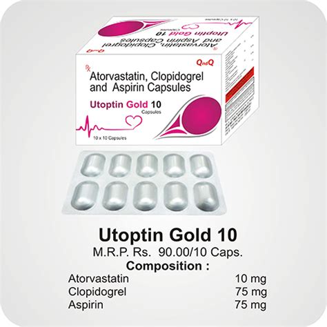 UTOPTIN GOLD-10 Capsules Medibyte A Division of Dr. Kumars Pharmaceuti