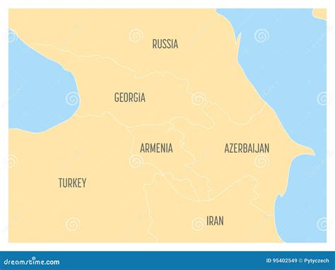 Armenia-Azerbaijan Conflict In Nagorno-Karabakh On Outline Map Royalty-Free Stock Photography ...