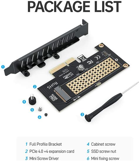 AMPCOM M.2 NVME to PCIE Adapter M-Key SSD to PCI-E | Ubuy India