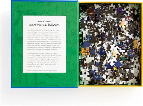 500-piece Jean-Michel Basquiat Horn Players Jigsaw Puzzle | Rest In Pieces