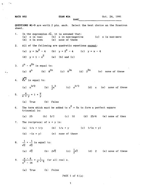 Image result for Multiple Choice Questions for Math