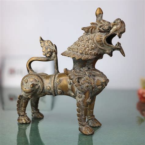 brass idol, hindu god statue, pooja murti, home temple decor, spiritual ...