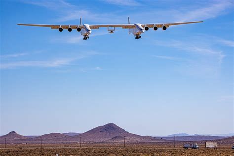 World's largest plane takes flight with a hypersonic vehicle in tow