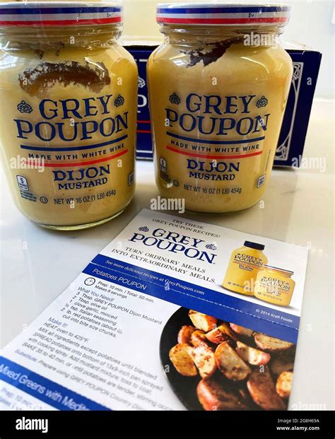 Grey poupon mustard hi-res stock photography and images - Alamy