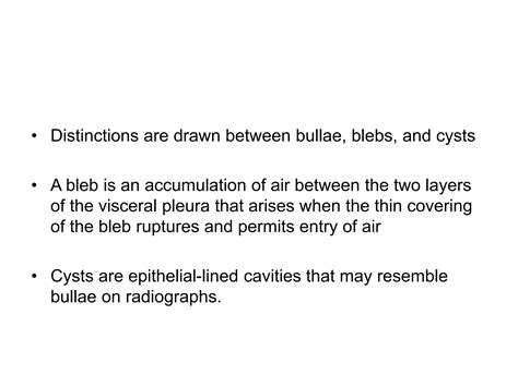 Approach to Bullous lung disease | PPT