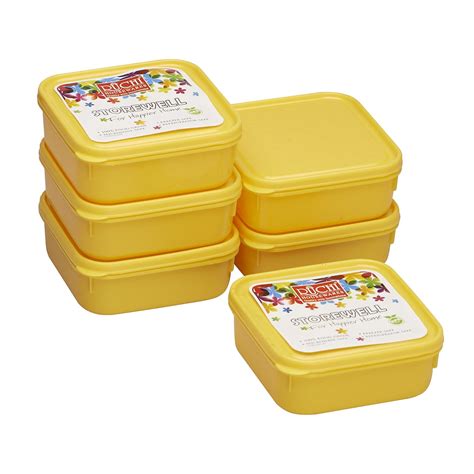 Buy Ruchi Storewel 30 Container Set, Set of 6, Solid Yellow Online at ...