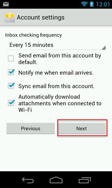 Image result for Android Email Setup NHS