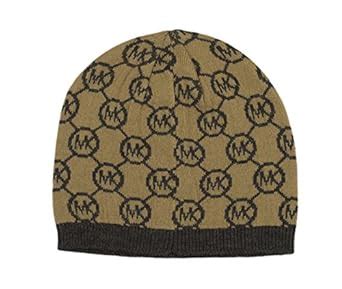 Michael Kors Jet Set Logo Skull Cap (Dark Camel/Derby) : Amazon.in: Fashion