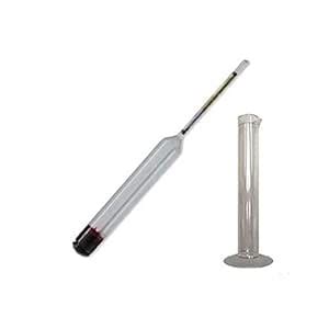 Buy DUA EXPORT Milk Lactometer with 100 ML Plastic Test Jar Cylinder ...