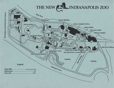 Indianapolis Zoo Map