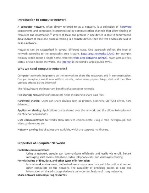 Image result for Example of Material for Networking