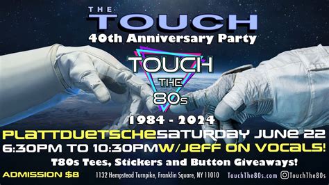 Touch the 80s/The Touch Celebrates 40 Years! , Plattduetsche Park ...
