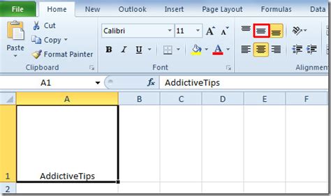 Image result for How to Align in Excel Cell