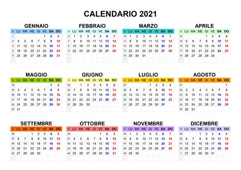 Immagini calendario 2021 – Immagini