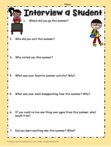 Classmate Interview Worksheet 的图像结果