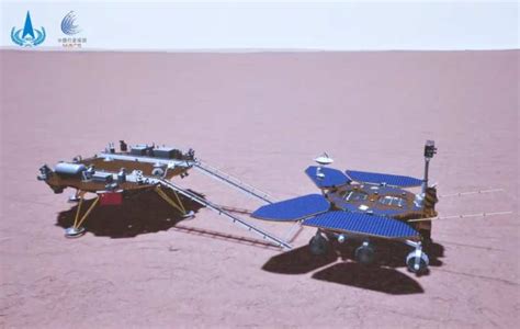火星表面什么样？“祝融号”传回驶离着陆平台过程影像 - 科学探索 - cnBeta.COM