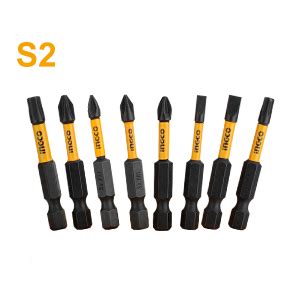 Ingco Metal 45 Pcs Impact Screwdriver Bit Set,Includes 33 Pcs Impact ...