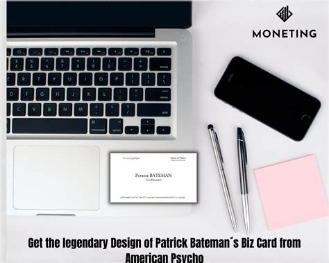 Printable Business Card American Psycho Style, Patrick Bateman Business ...