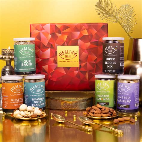 Healthy Treat Royal Treat Gift Hamper | Holi Gift Hamper | Festival ...