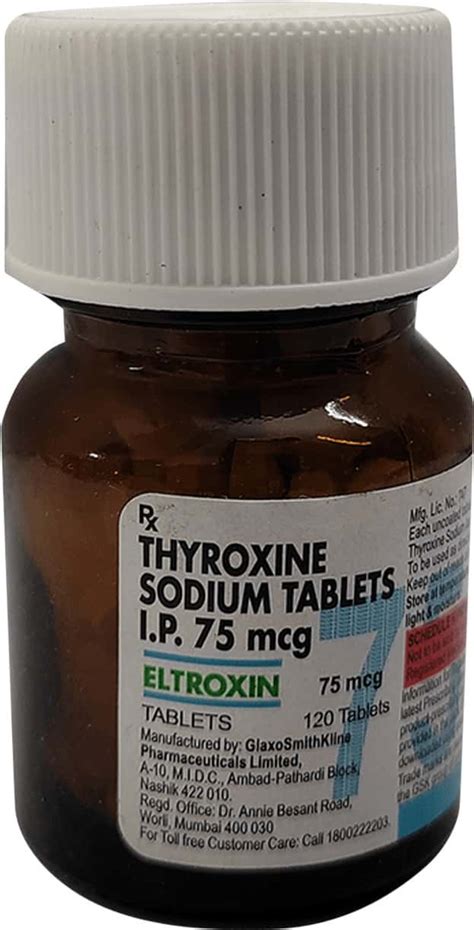 Eltroxin 75MCG Tablet: Uses, Side Effects, Price, Dosage & More Info ...