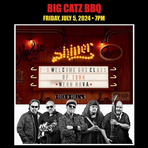 NEON NOVA @ Big Catz Sound Garden GHS Class of 1984 reunion, Big Catz ...