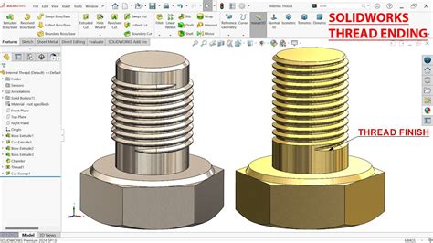 Thread in SolidWorks 的图像结果